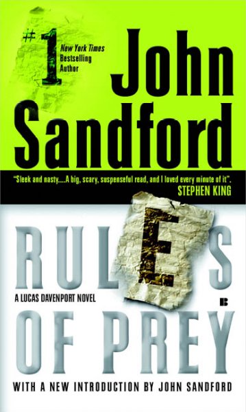 Rules of prey : a Lucas Davenport novel / John Sandford.