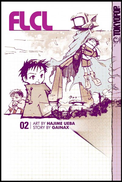 FLCL. Volume 2 / by Hajime Ueda ; story by Gainax ; [translator, Ray Yoshimoto ; English adaptation, Stephanie Sheh ; retouch and lettering, Marnie Echols].