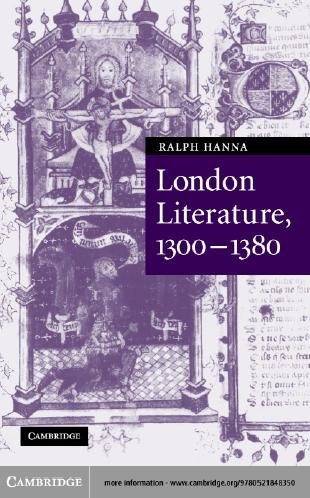 London literature, 1300-1380 / Ralph Hanna.
