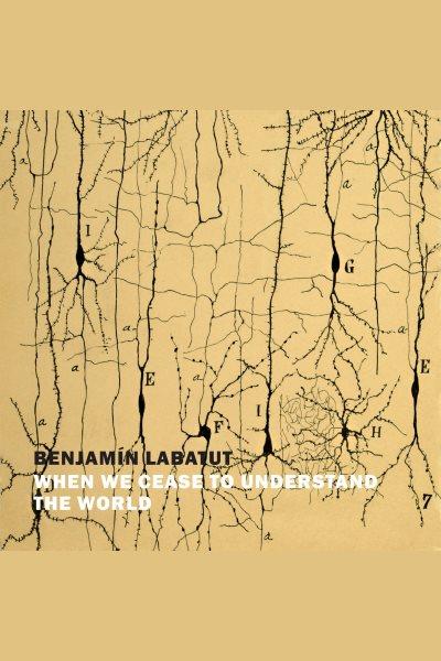 When we cease to understand the world [electronic resource] / Benjamin Labatut ; translator, Adrian Nathan West.