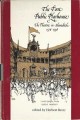 The First public playhouse : the Theatre in Shoreditch, 1576-1598  Cover Image